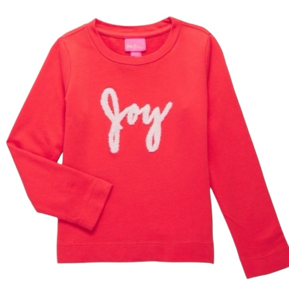 NWT Lilly Pulitzer MINI RAMI SWEATSHIRT Sz L (8-10) JOY - Picture 3 of 12